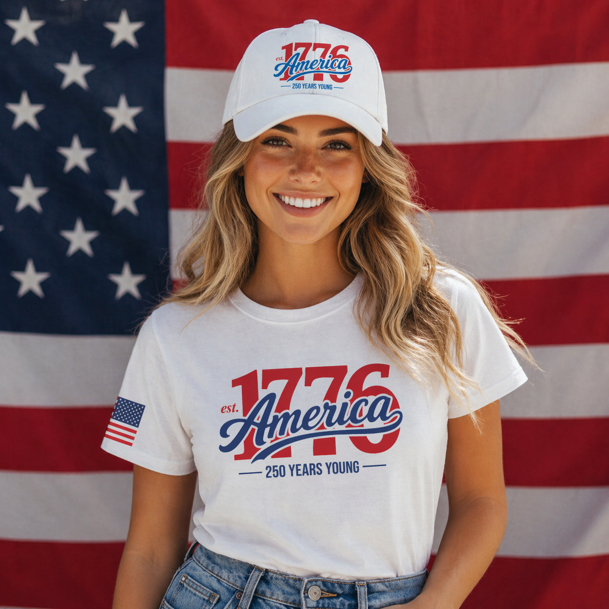 1776 America – 250 Years Young Hat