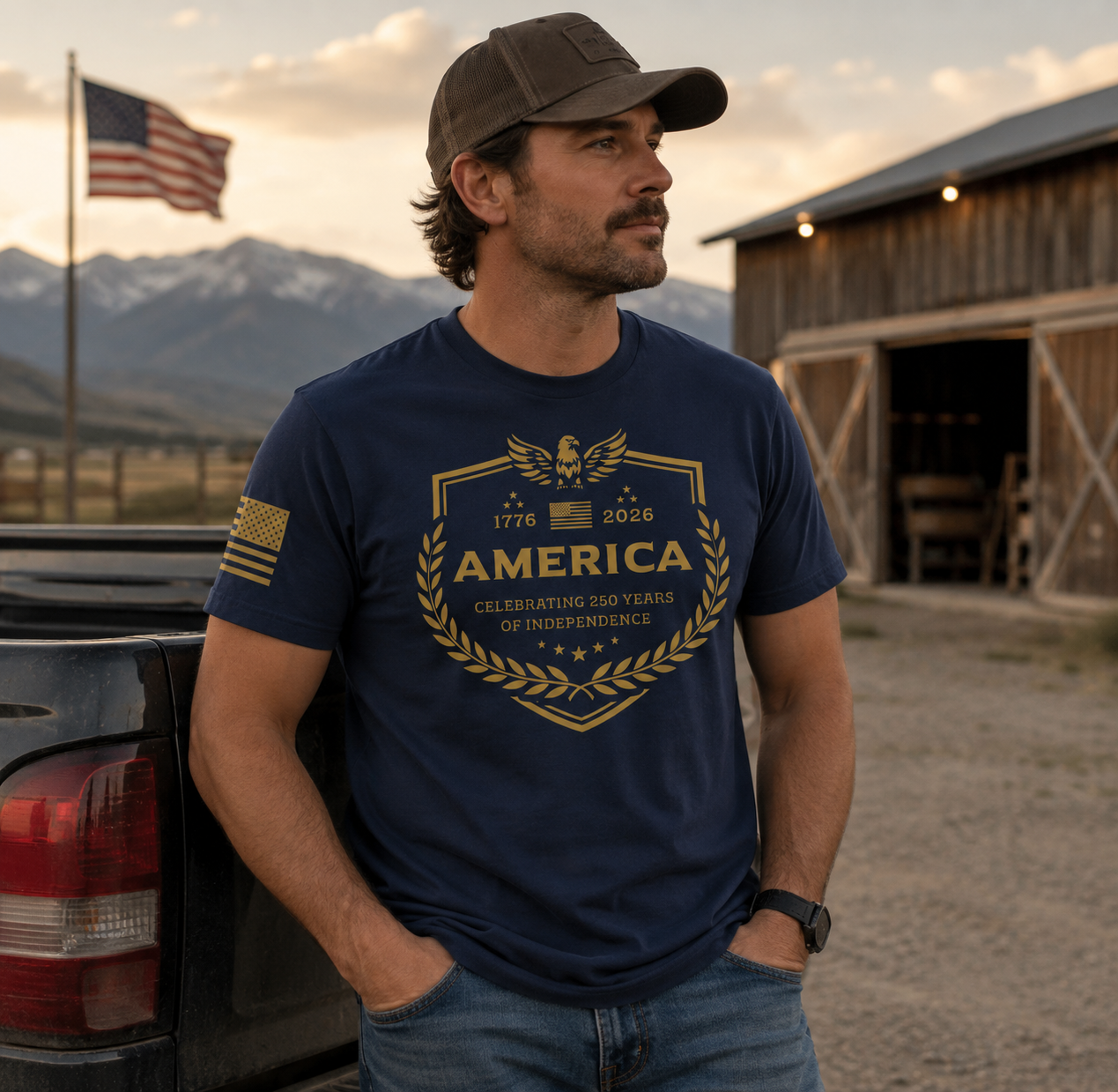 America Emblem 250 Years T-Shirt