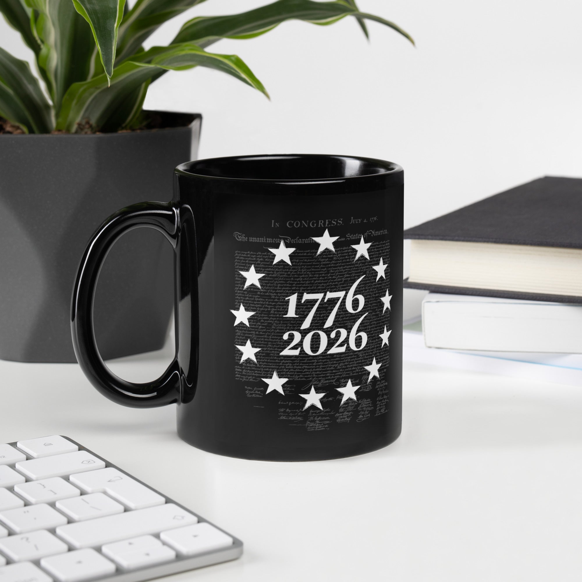 1776–2026 America 250 – Betsy Ross Anniversary Mug by TwoFiveZero Gear with bold American design on ceramic coffee mug