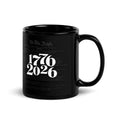 1776–2026 America 250 – We The People Anniversary Mug by TwoFiveZero Gear with bold American design on ceramic coffee mug
