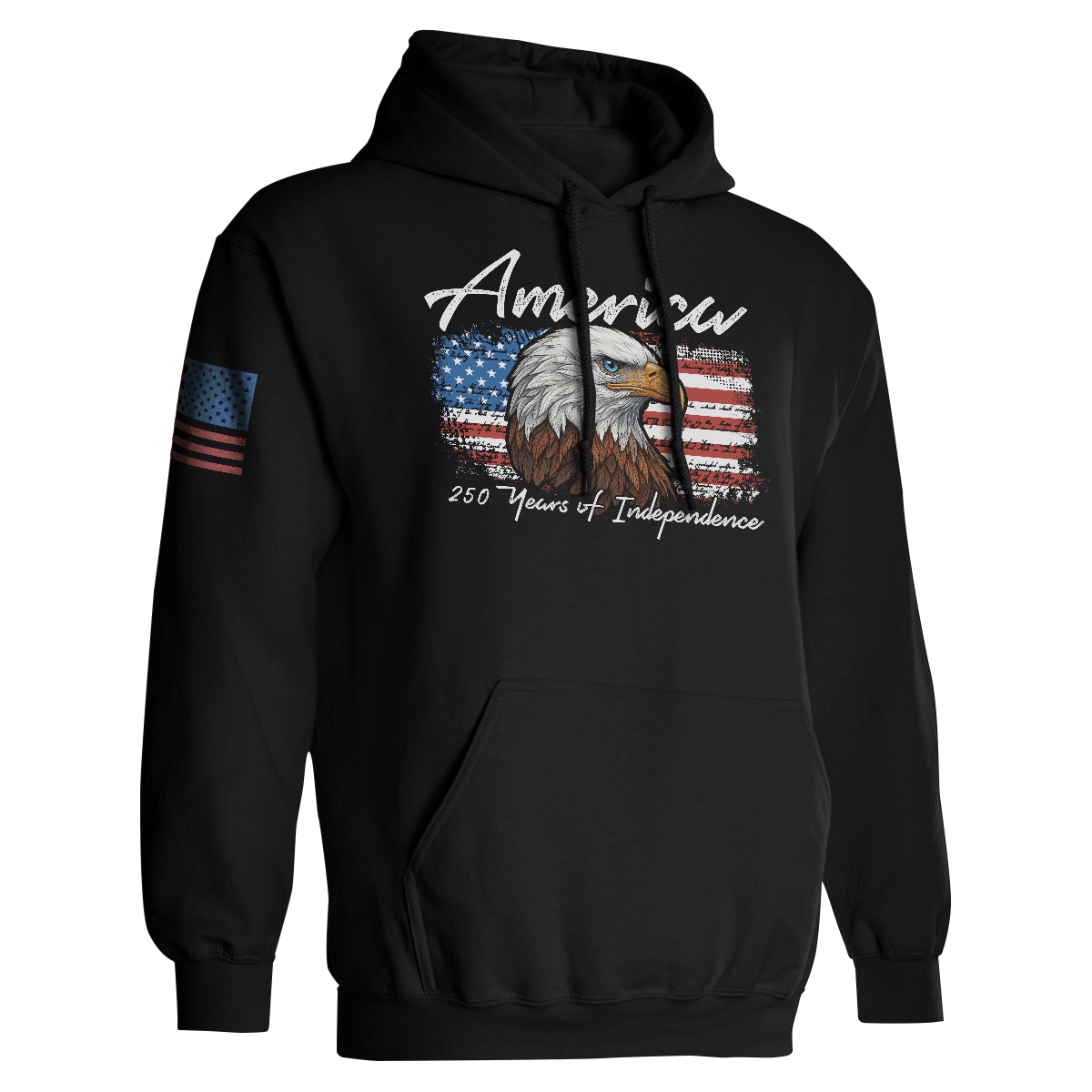 America 250 Years of Independence Eagle Hoodie