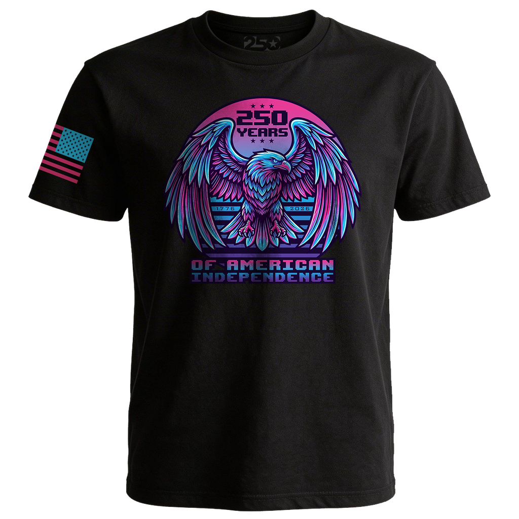Neon Retro Eagle T-shirt