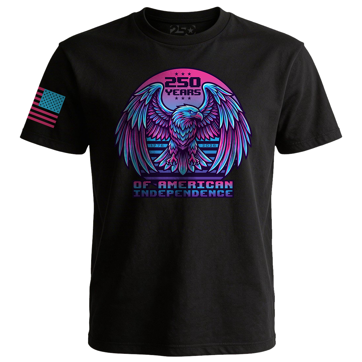 Neon Retro Eagle T-shirt