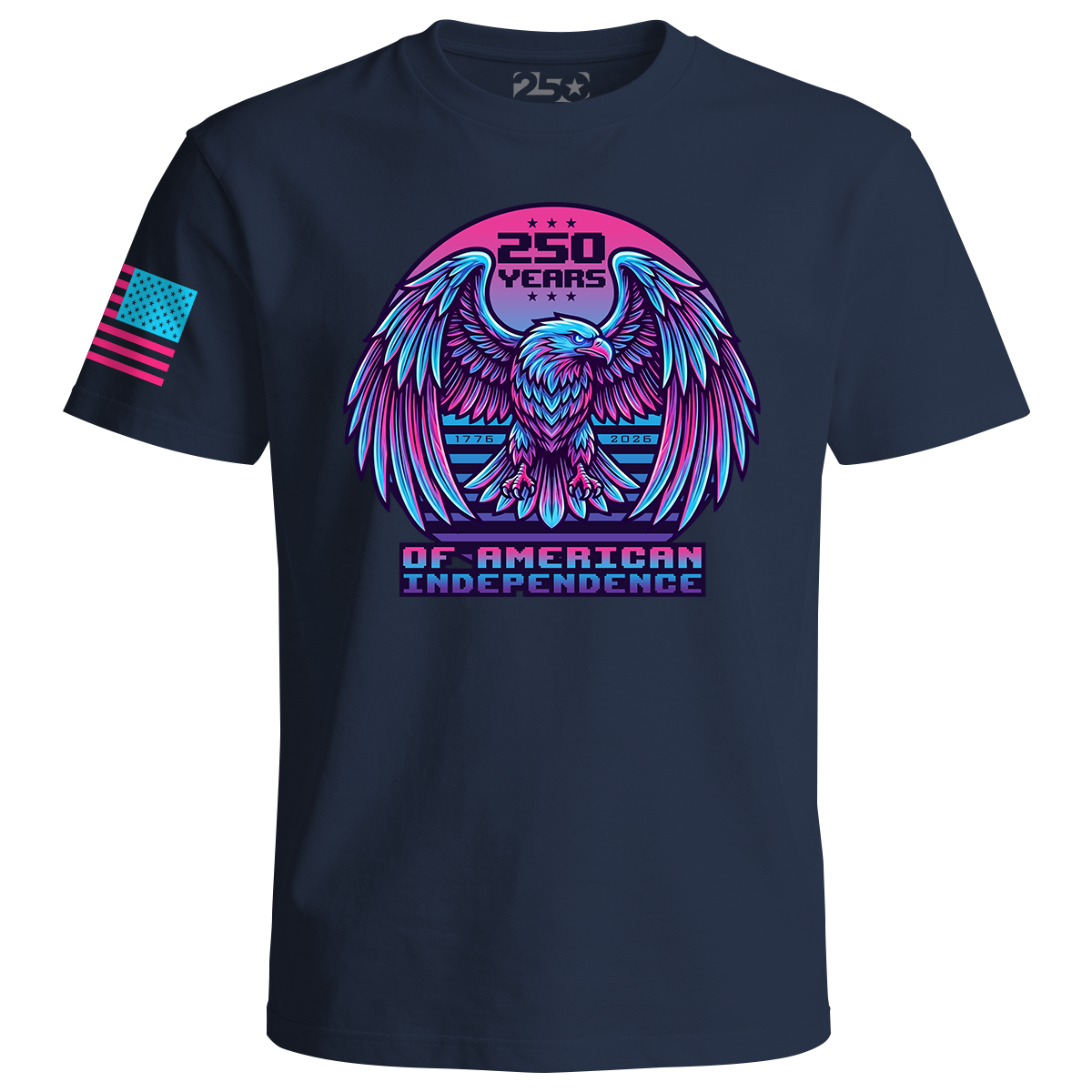 Neon Retro Eagle T-shirt