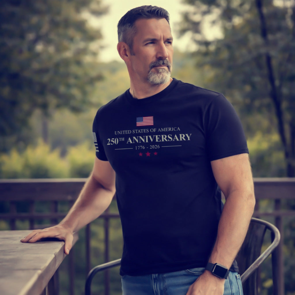 250th Anniversary USA Flag T-Shirt