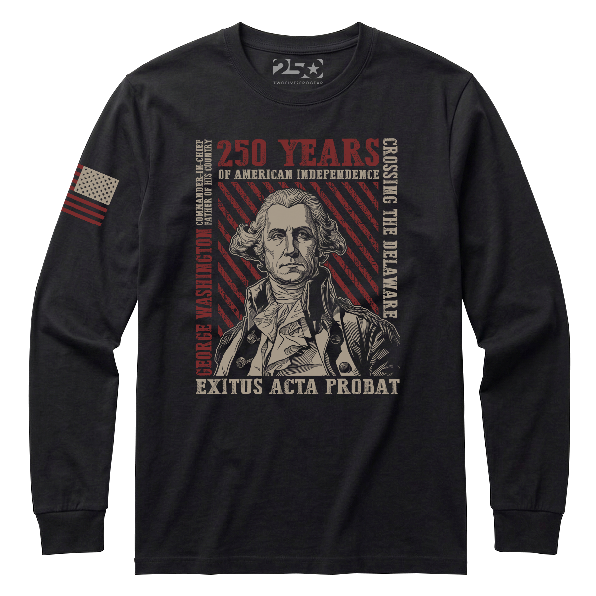 250 Years George Washington Long Sleeve Shirt