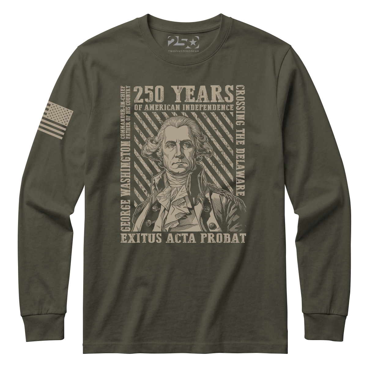 250 Years George Washington Long Sleeve Shirt